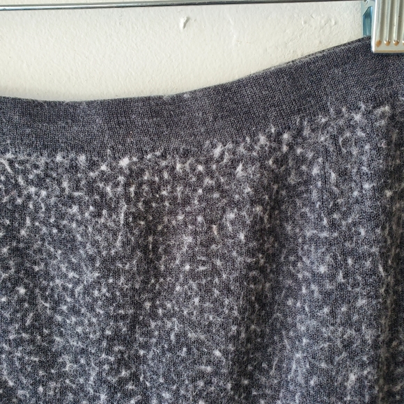 Vintage Studio Works Maxi Skirt Women's Medium Petite Gray Wool Blend - Picture 3 of 9